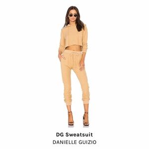 Danielle Guizio Camel Khaki Jogger Set